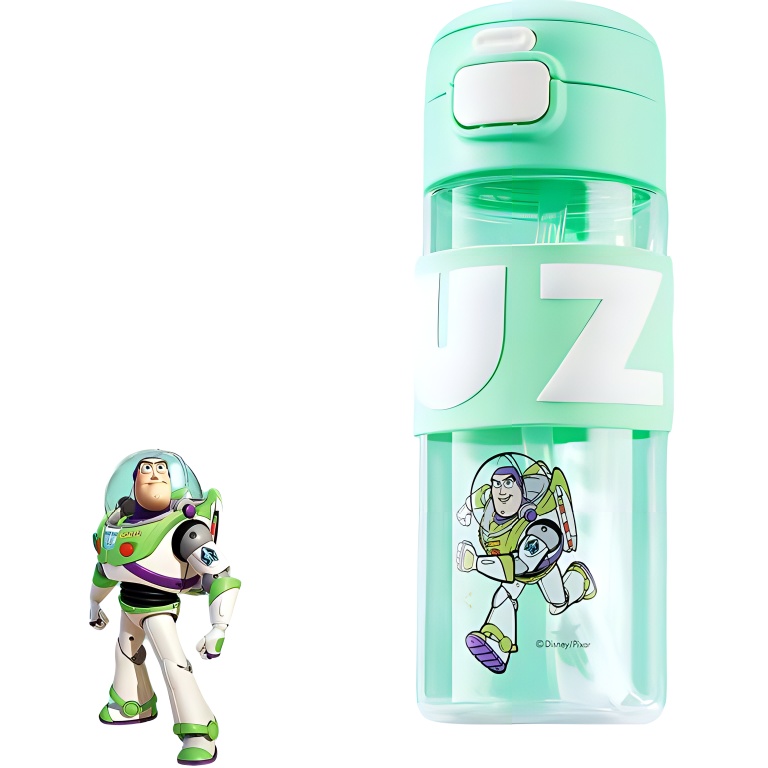 

Детская бутылка для воды frozen Disney, 600Ml Buzz Lightyear[Dual-Purpose Lid+Carrying Strap]Letter Version 10303