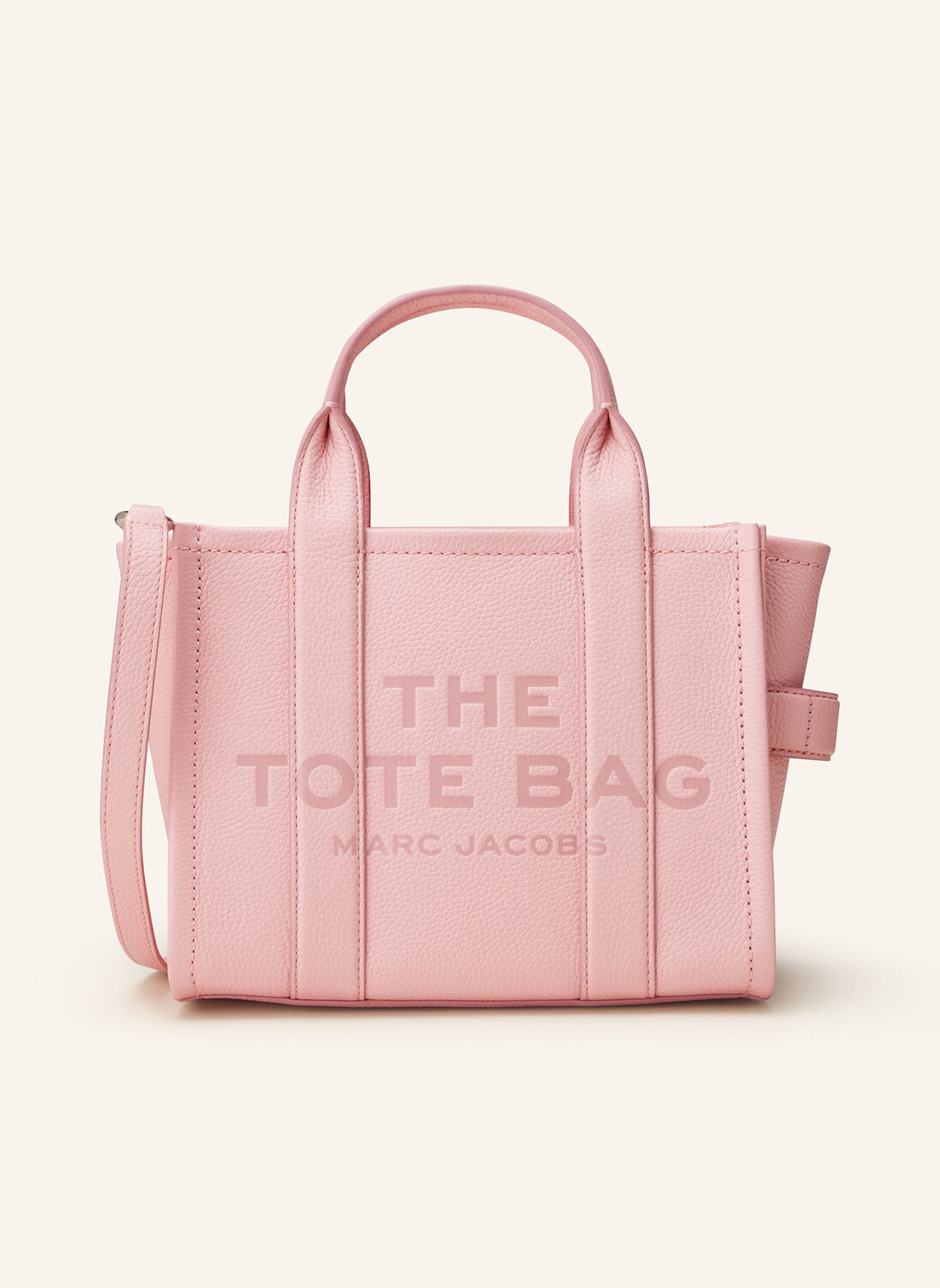 

Кожаная сумка-шупер the small MARC JACOBS, розовый