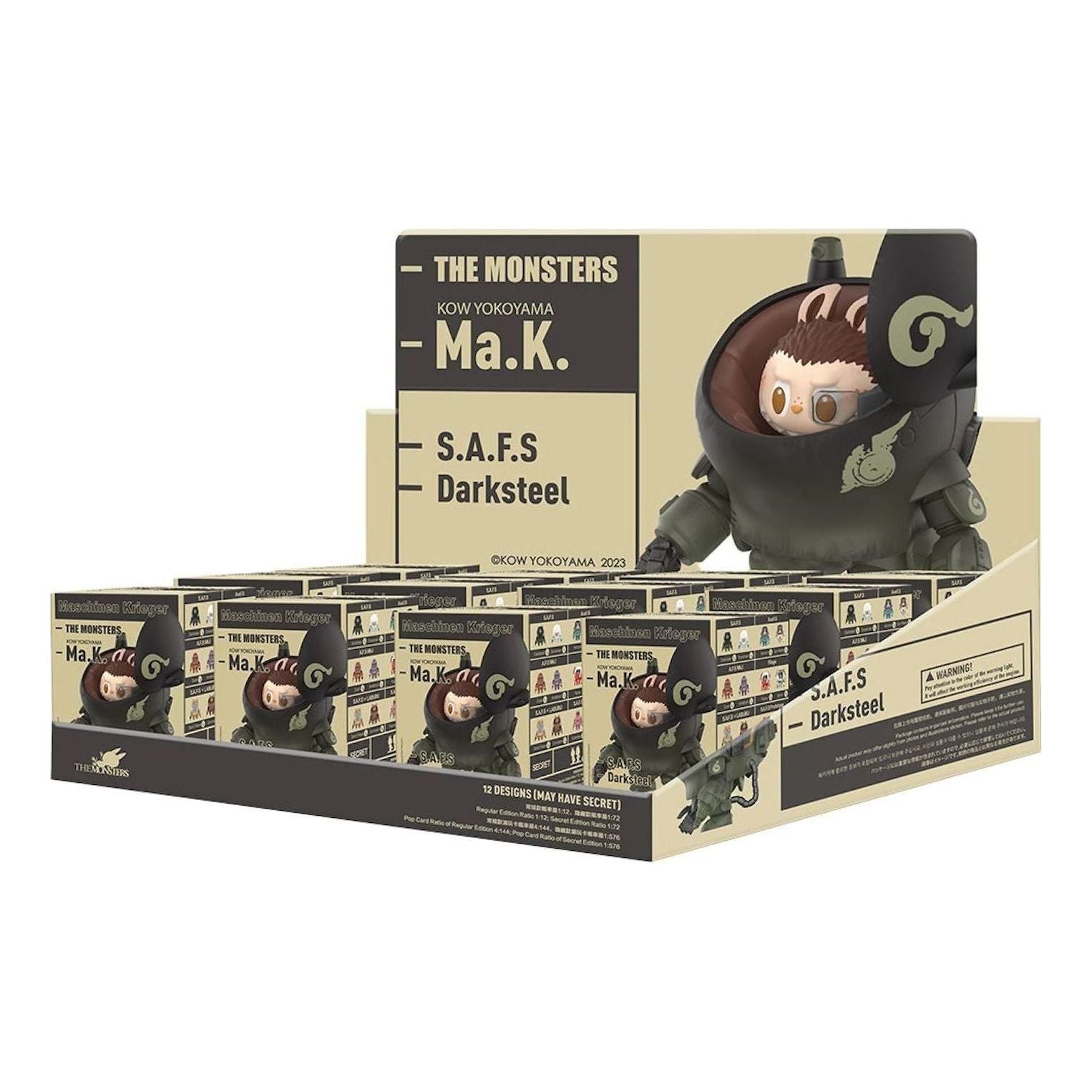 

Лабубу Pop Mart x Kow Yokoyama MA.K.The Monsters Labubu Sealed Case (12 Blind Boxes)