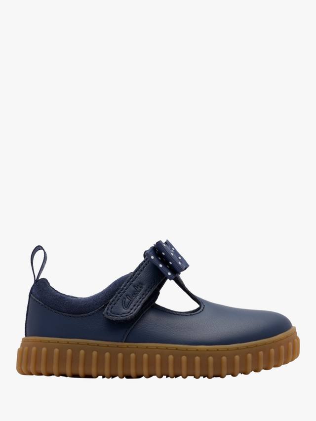 

Детские ботинки Toddler Cove Bow Clarks, Navy Leather