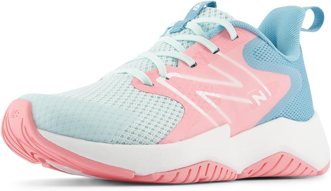 

Кроссовки для бега New Balance Kids' Rave Run V2 на шнуровке, синий