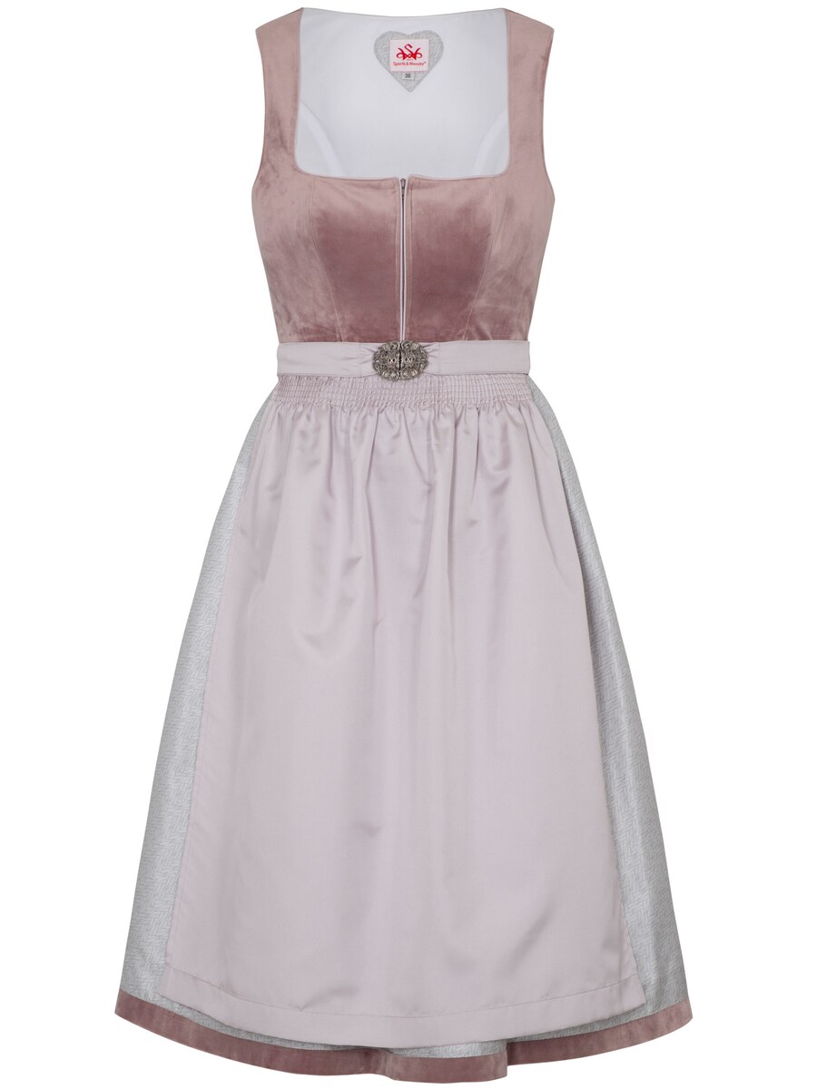 

Широкая юбка в сборку SPIETH & WENSKY, цвет Dusky pink/Light pink
