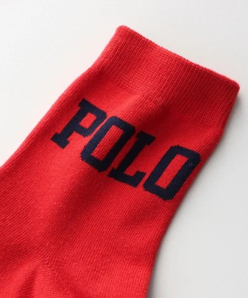 Носки короткие POLO RALPH LAUREN с логотипом из органического хлопка, темно-синие — фото 2