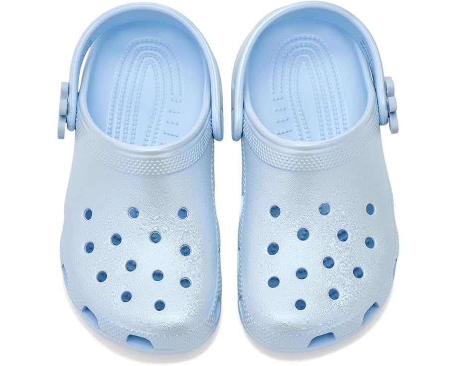 Детские клоги Crocs Classic Pearl Shine (Little Kid/Big Kid) Crocs Kids, Quartz — фото 2