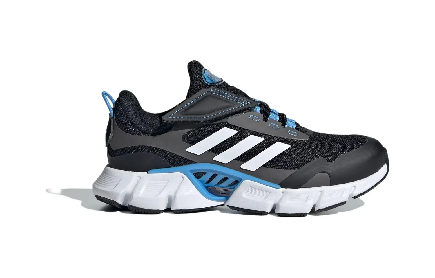 Adidas Детские кроссовки Climacool Comfortable Abrasion Resistant Breathable низкие черные белые синие — фото 3