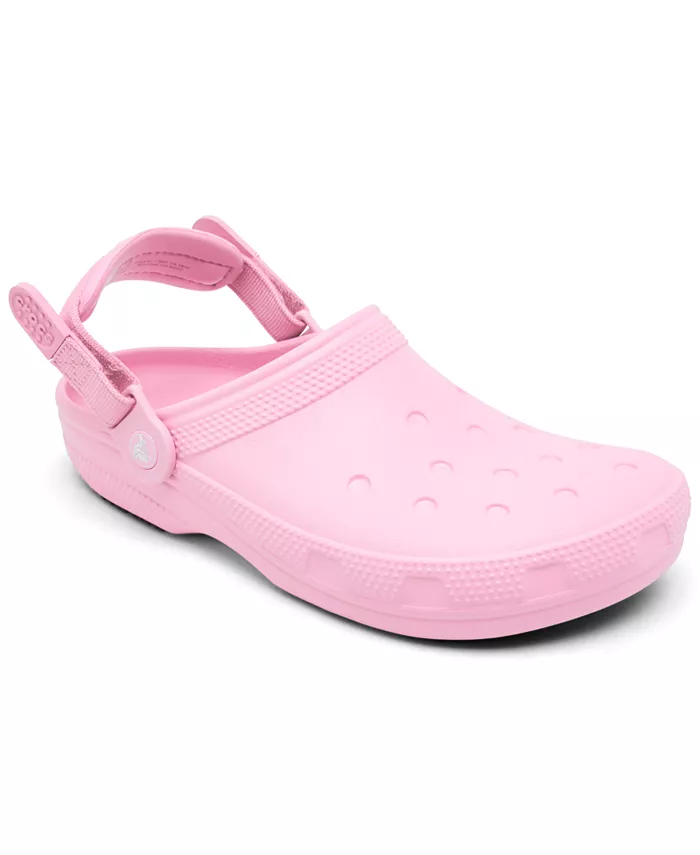 Женские рабочие слипоны On-The-Clock от Finish Line Crocs, розовый