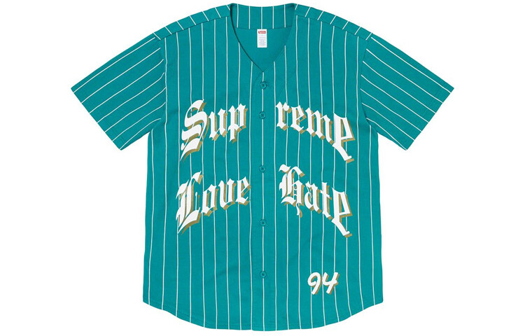 

Джерси Supreme FW19 Baseball, бирюзовый