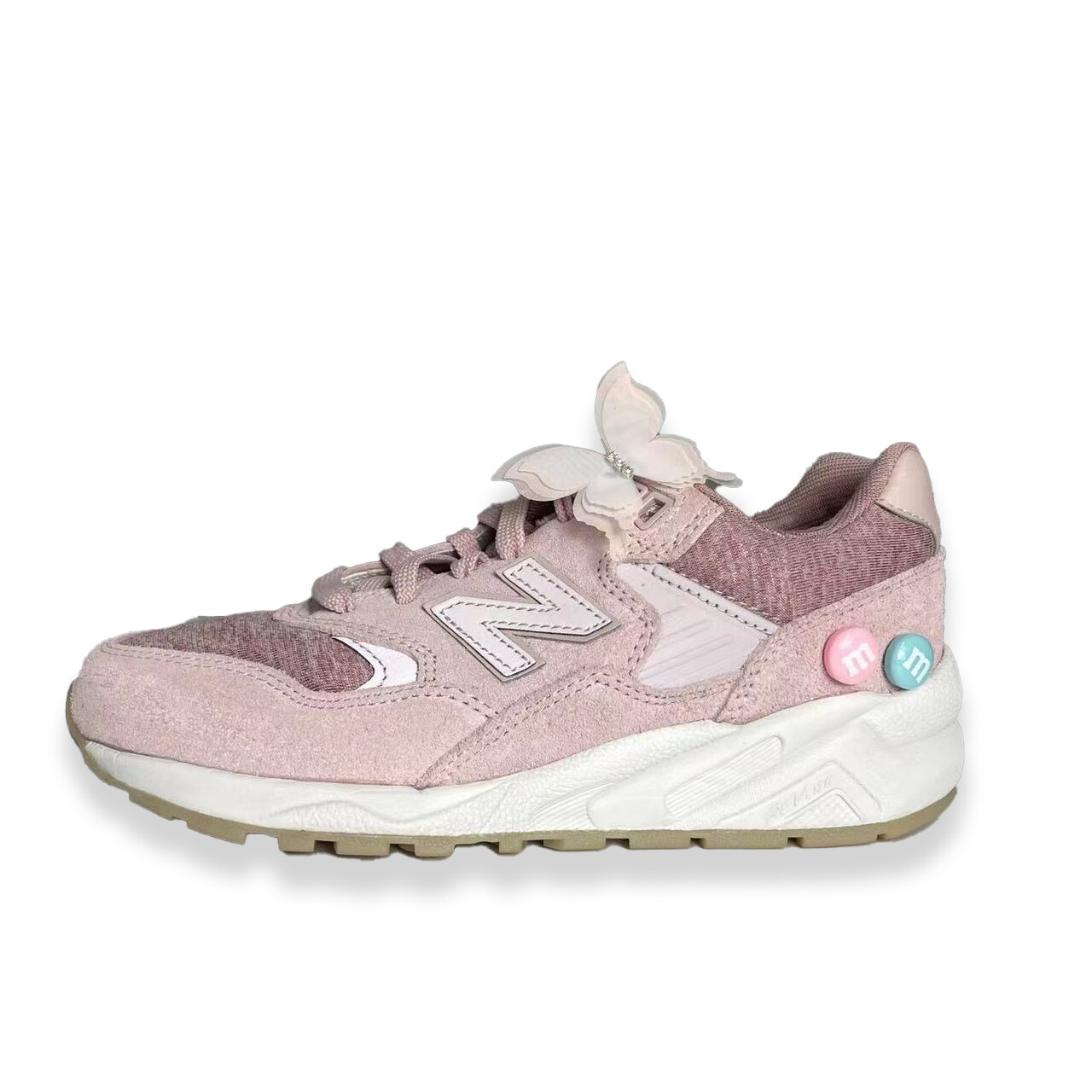 

Кроссовки женские NB 580 с низким верхом розовые/белые New Balance