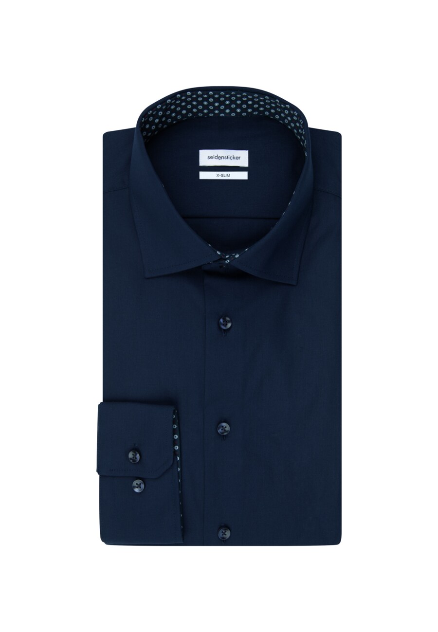 

Рубашка делового кроя Slim Fit SEIDENSTICKER X-Slim, темно-синий