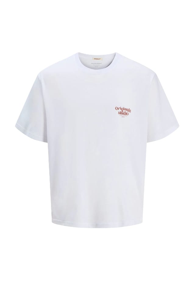 

Хлопковая футболка Originals By Jack & Jones, белый