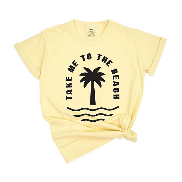 

Футболка Take me to the beach с пальмой, окрашенная в готовом виде Simply Sage Market, Butter, Зеленый, Футболка Take me to the beach с пальмой, окрашенная в готовом виде Simply Sage Market, Butter