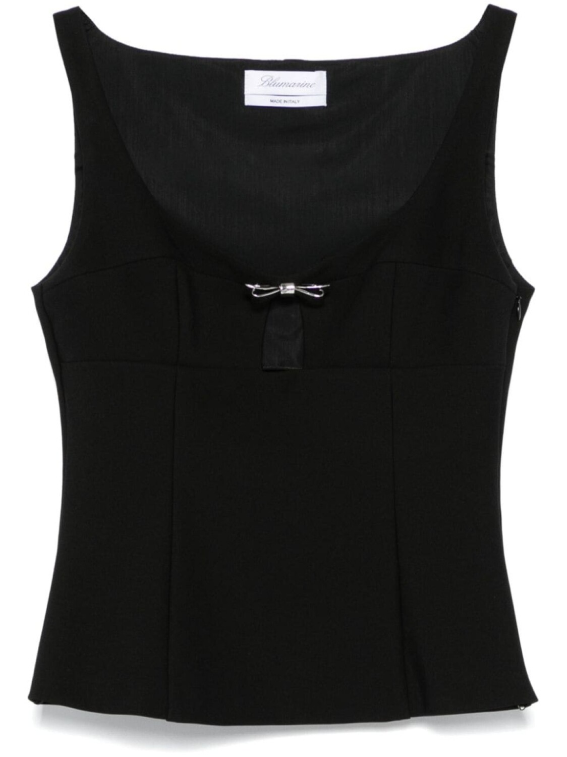 

Blumarine верхняя часть с бантом, черный
