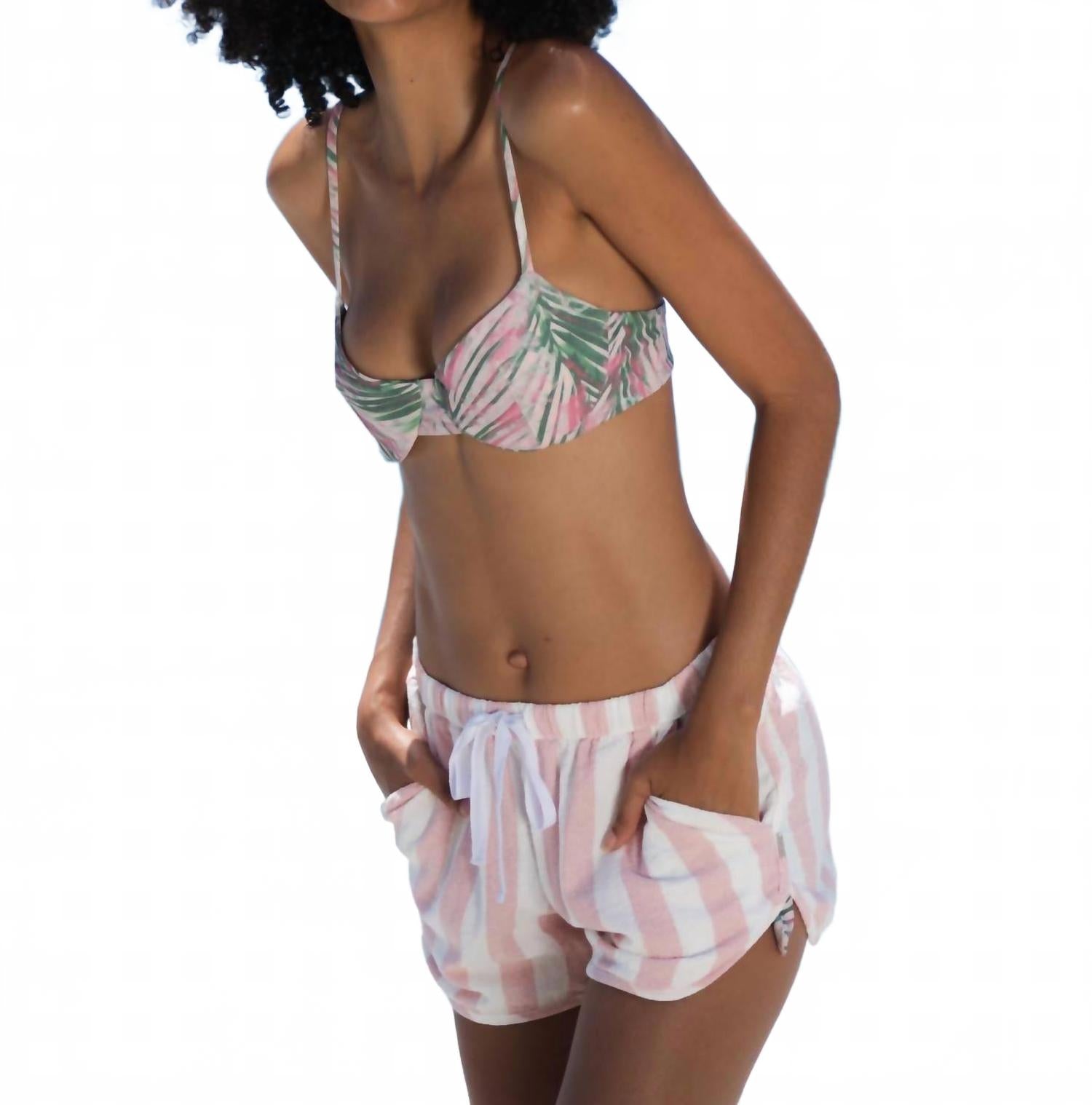 

Бюстгальтер-топ Kiera с пальмовым принтом LVHR, Palm Print