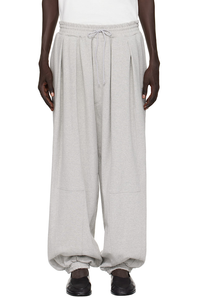 

Hed Mayner Серые спортивные штаны с вышивкой