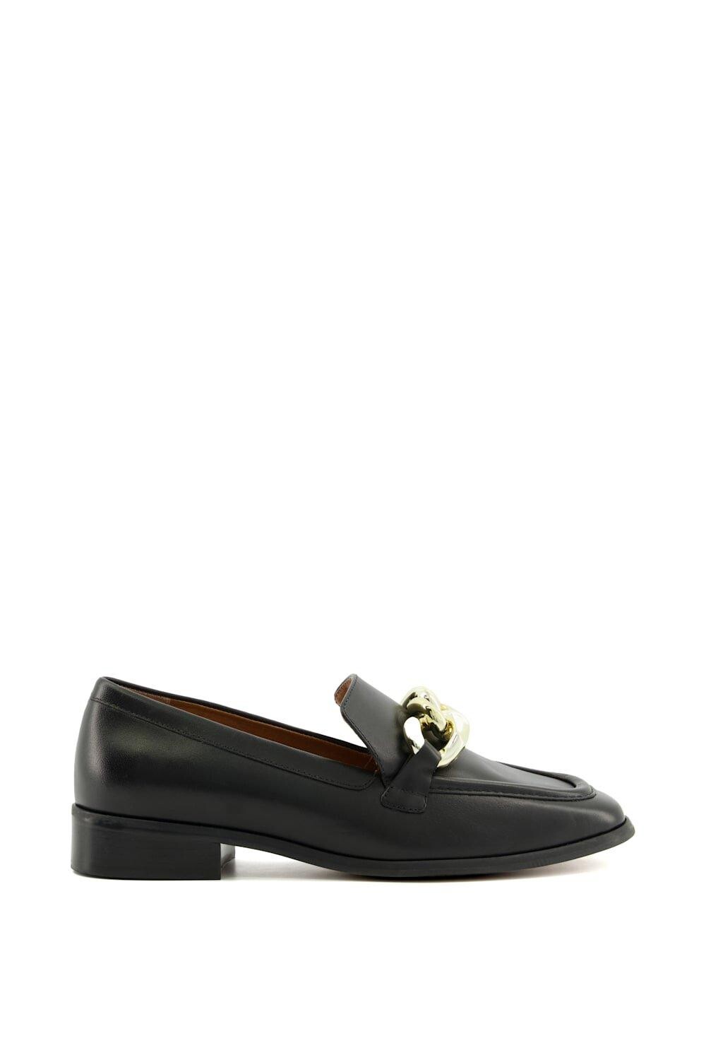 

Кожаные лоферы Glimpse Dune London, черный