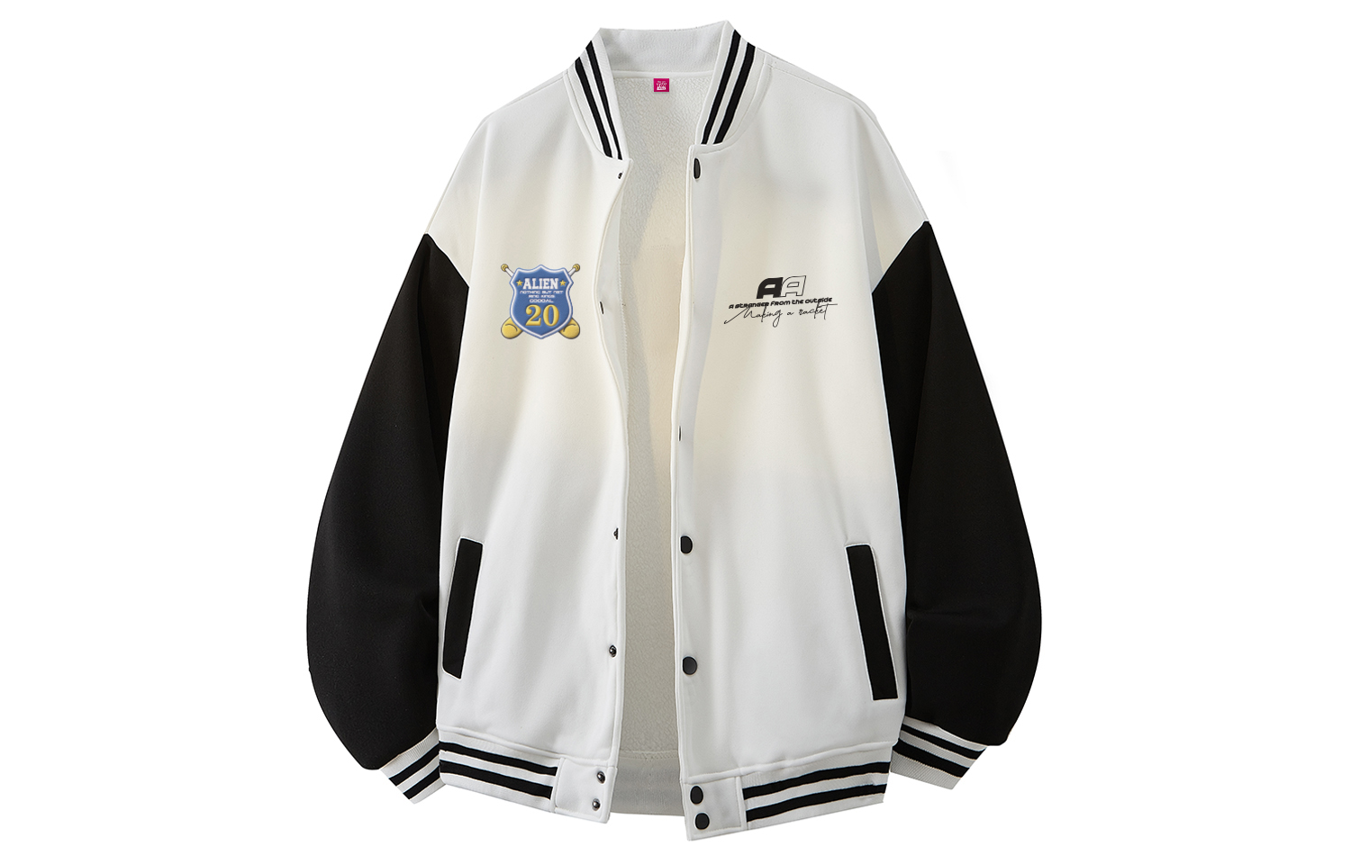 

Disney Бейсбольная майка унисекс, White (Thickened Fleece-Lined)