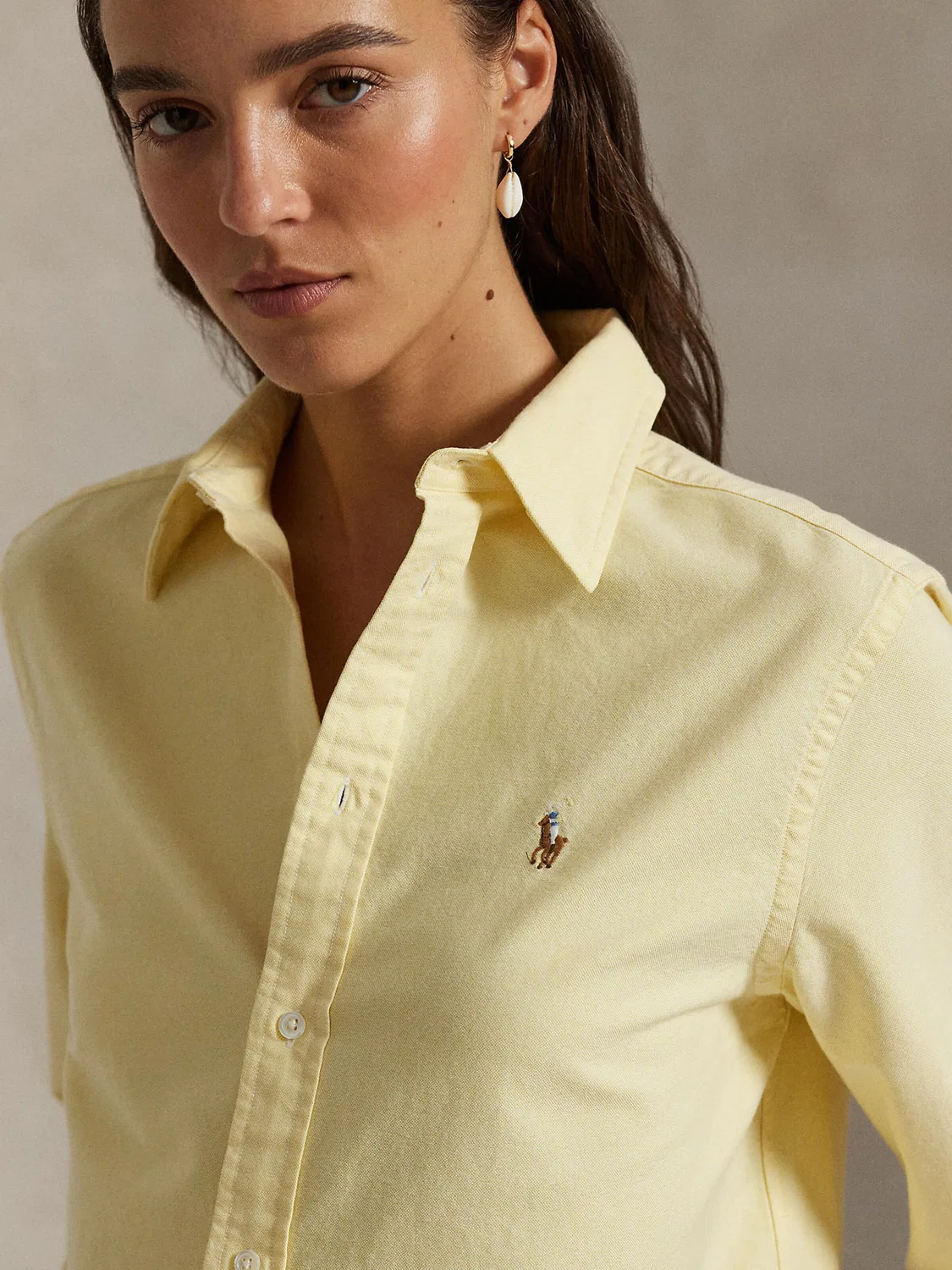 Блузка 'CLASSIC' Polo Ralph Lauren, Yellow — фото 2