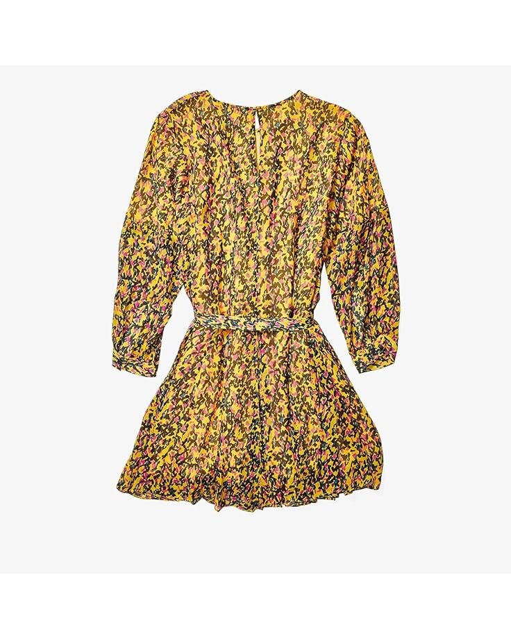 

Платье Derek Lam 10 Crosby Long Sleeve Godet Skirt Dress, цвет Freesia