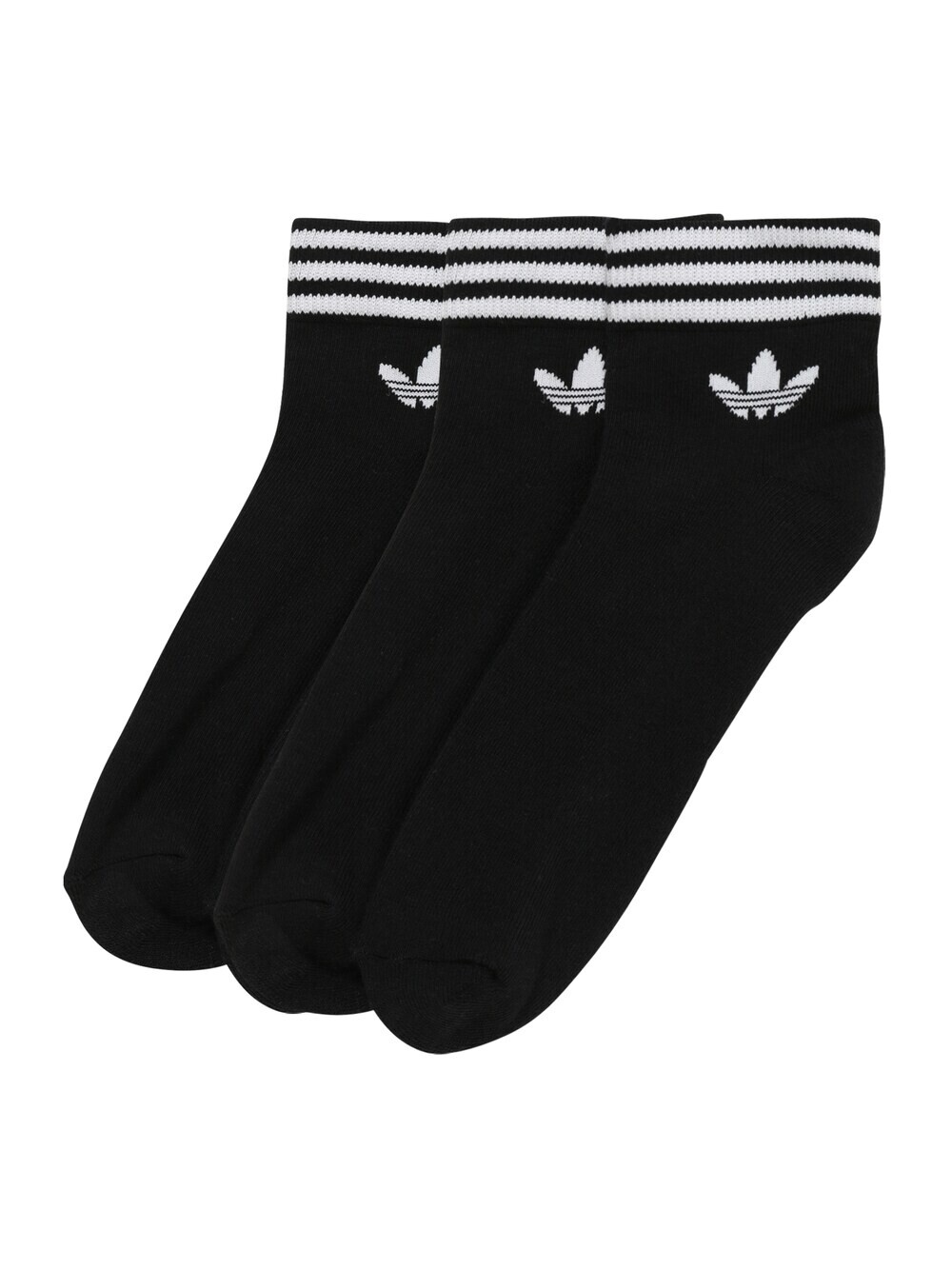 

Обычные носки ADIDAS ORIGINALS Island Club Trefoil, черный
