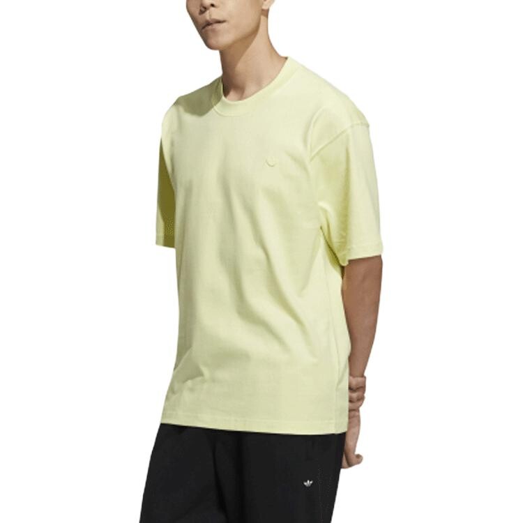 Футболка Adi Color унисекс пастельно-желтая Adidas Originals, светло-желтый — фото 3
