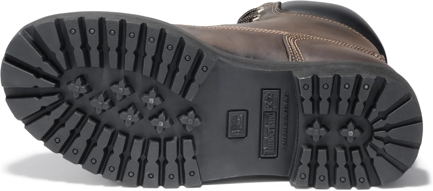 

Мужские рабочие ботинки Timberland PRO Direct Attach 6" с защитным носком из стали, утепленные и водонепроницаемые, коричневый