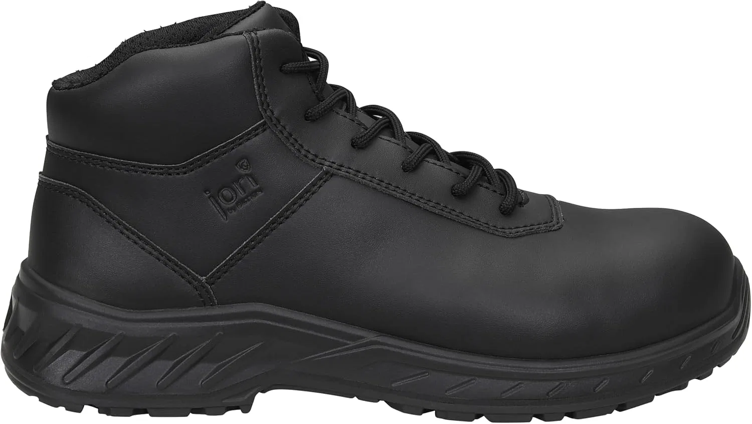 Защитная обувь ELTEN Jori jo_Clean Loop Black Mid ESD S3S, женская и мужская, текстиль, композитный защитный носок (легче стального), легкая, классическая — фото 2