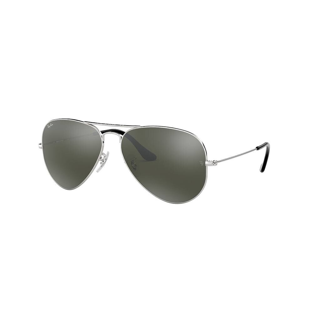 

Оригинальные металлические солнцезащитные очки-авиаторы Ray-Ban RB3025, цвет Slvr Mir