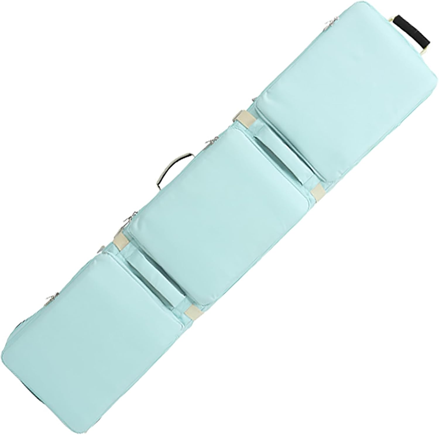 

Премиальная сумка для сноуборда на колесах, рюкзак для путешествий на лыжах, совместимый со снаряжением, конструкция с двумя плечевыми ремнями, прочное хранение для легкой транспортировки и удобной переноски. MWAYOYTE, Белый, Премиальная сумка для сноубор