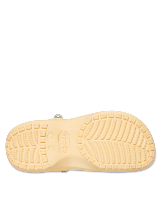 Мюли Classic Platform Pearl Clog 211231 Crocs, золотой — фото 4