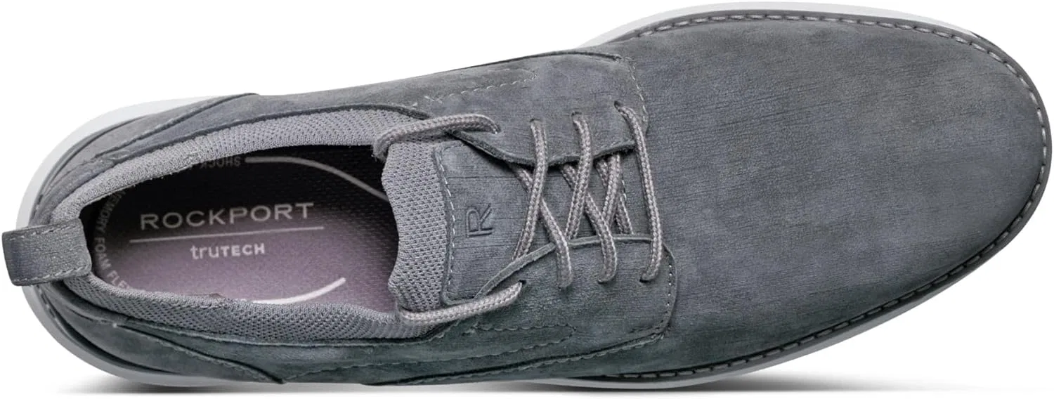 Мужские туфли Rockport Lukah Oxford, серый — фото 3