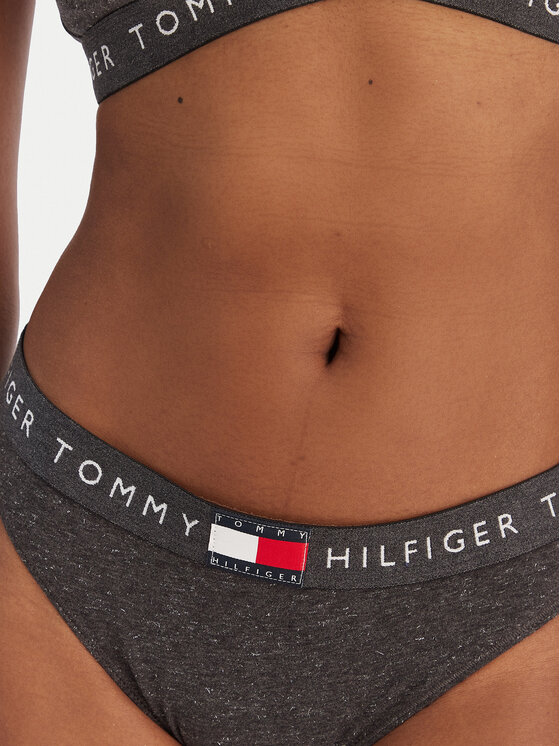 Классические женские трусы UW0UW06225 Tommy Hilfiger, серый — фото 4