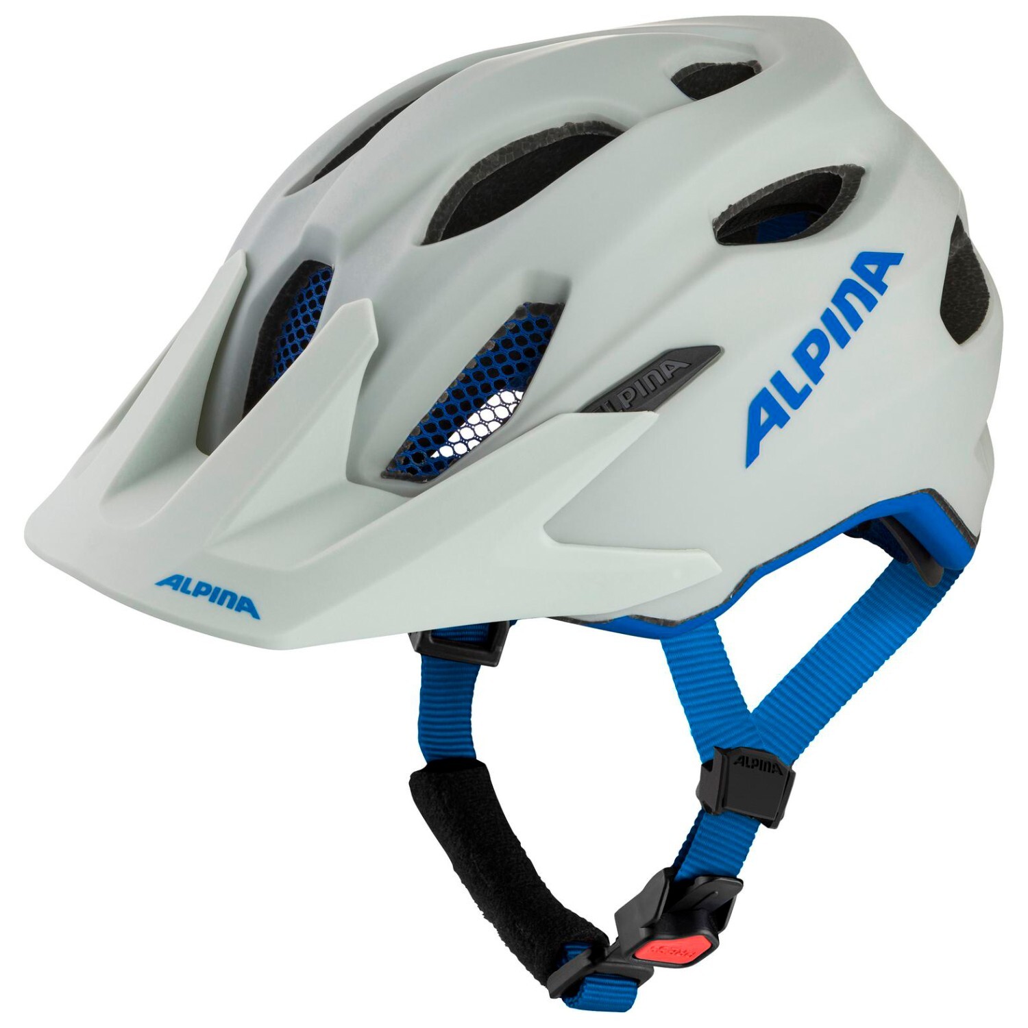

Велосипедный шлем Alpina Carapax Junior, цвет Smoke/Grey Blue Matt