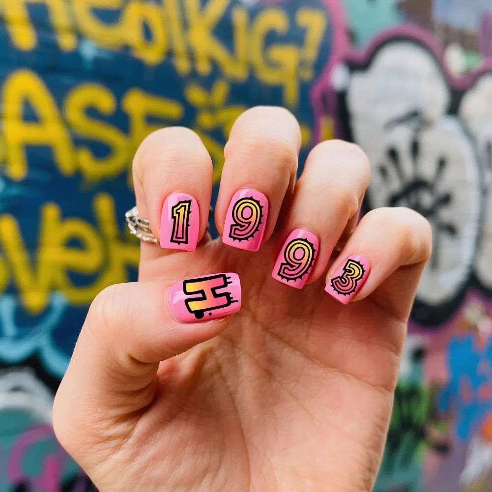 Набор трафаретов для стемпинга ногтей «Graffiti Letter» от PH PandaHall, 3 шт. Ph Pandahall — фото 4