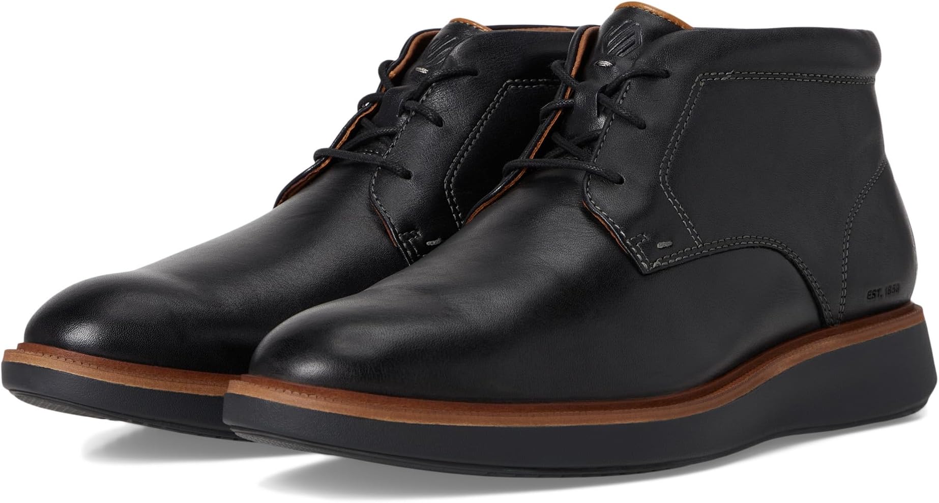 

Ботинки Johnston & Murphy Xc+ Parker Chukka, цвет Black Waterproof Full Grain
