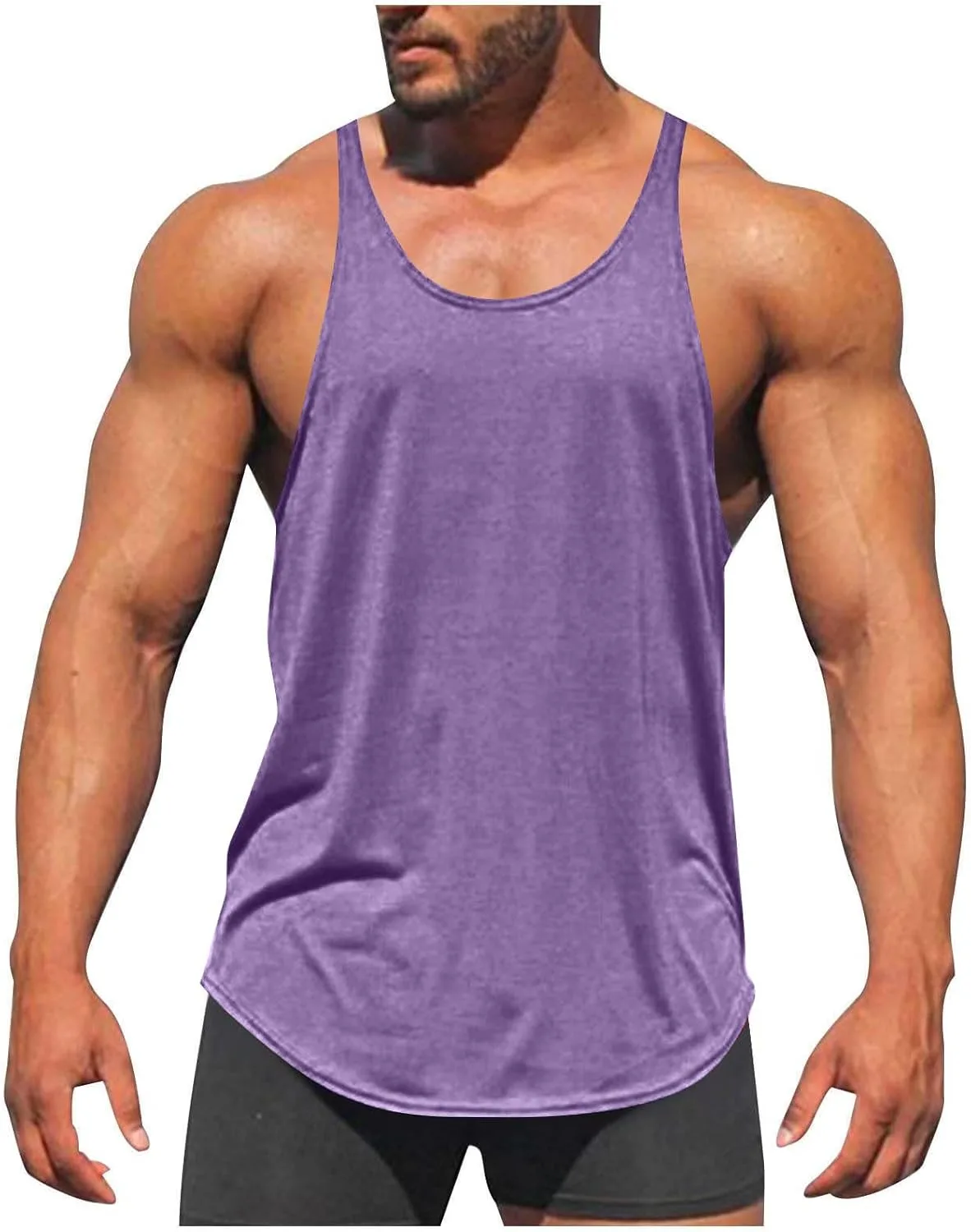 

Мужская майка для тренировок Sleeveless Lightweight для фитнеса и пляжа