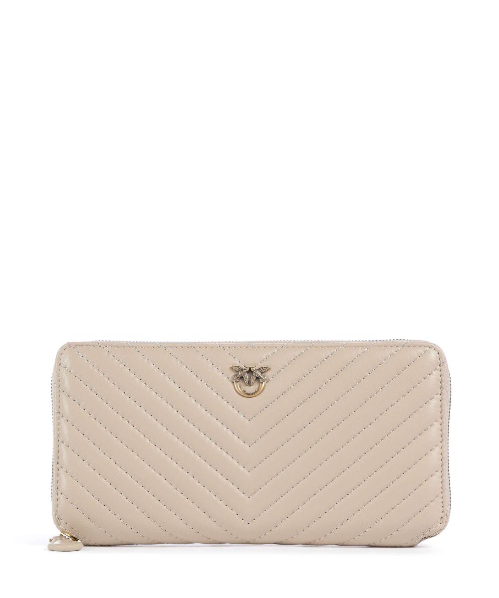 

Кошелек Ryder из овчины Pinko, бежевый
