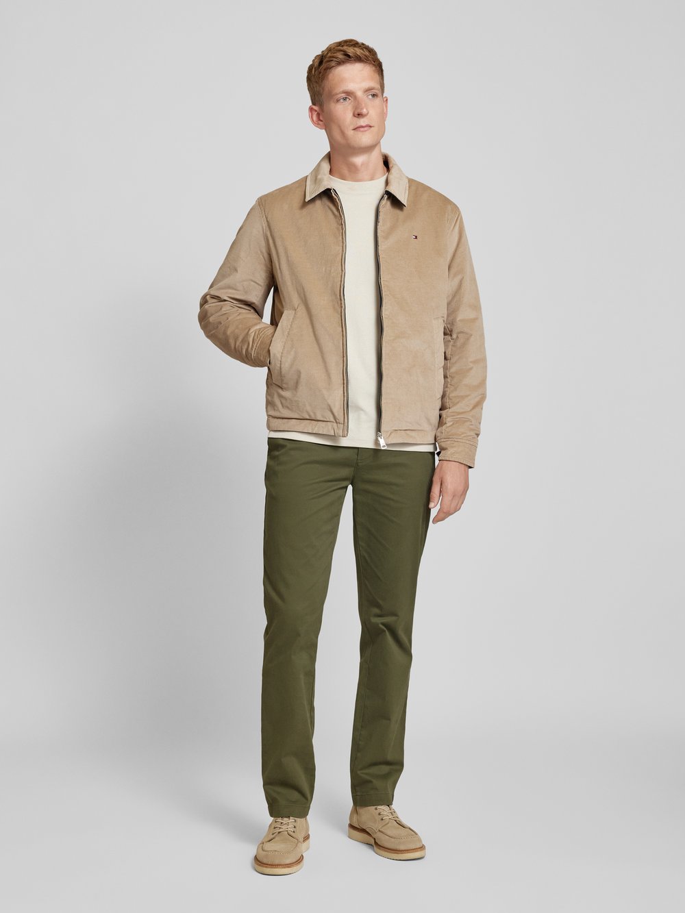 

Чиносы с французскими карманами Tommy Hilfiger, оливковый