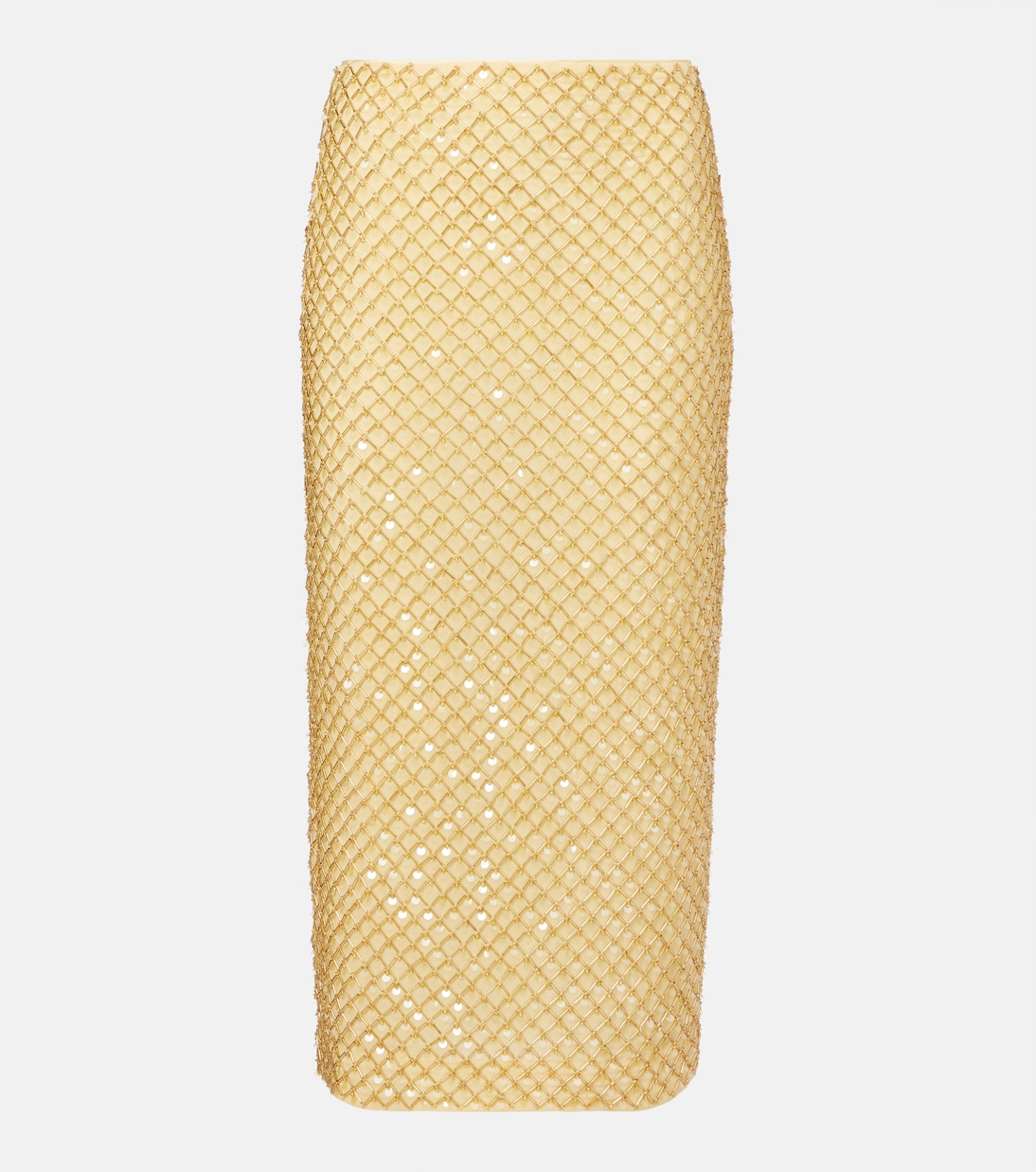 

Юбка миди Allora с бисером Veronica Beard, Chamomile