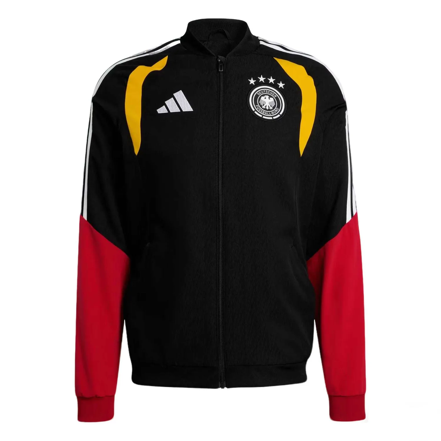 Adidas Куртка мужская черная с бейсбольным воротником