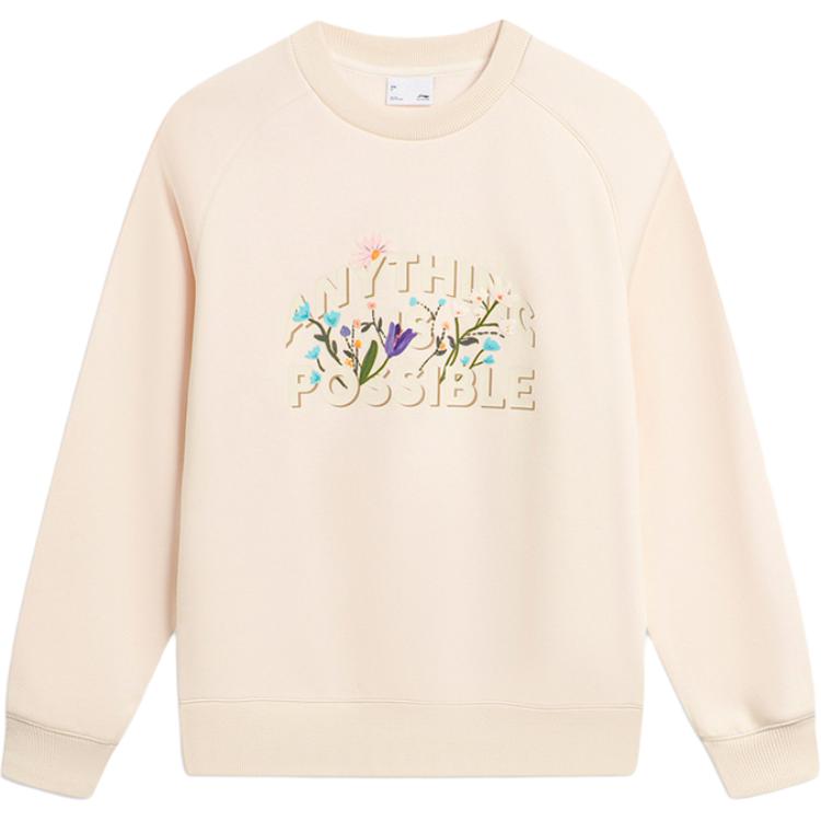 

Толстовка LiNing Sports Life Collection женская лебединая белая