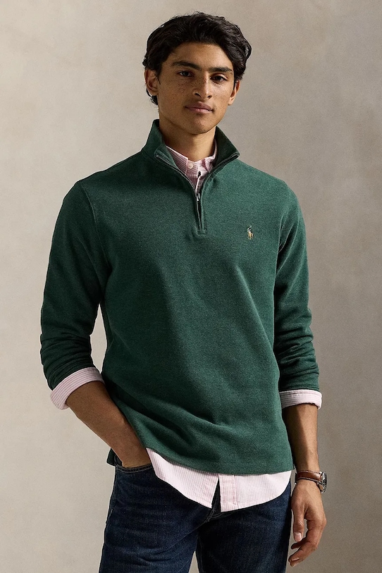

Хлопковая толстовка Polo Ralph Lauren, зеленый