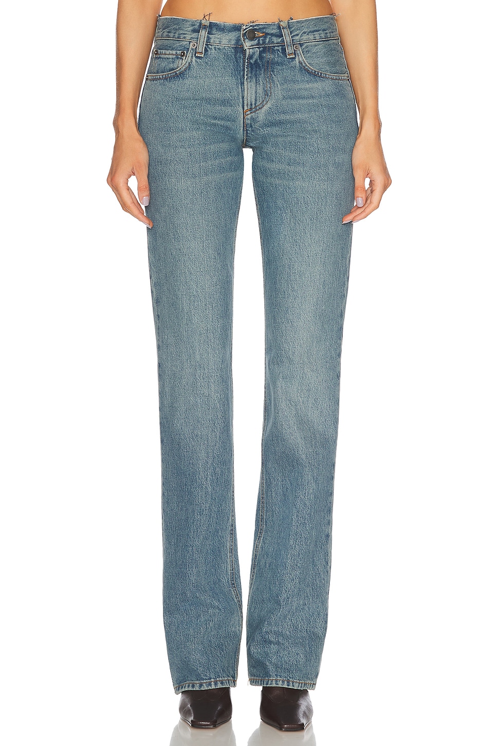 

Carly Slim Straight Джинсы Haikure, Lagoon Wash