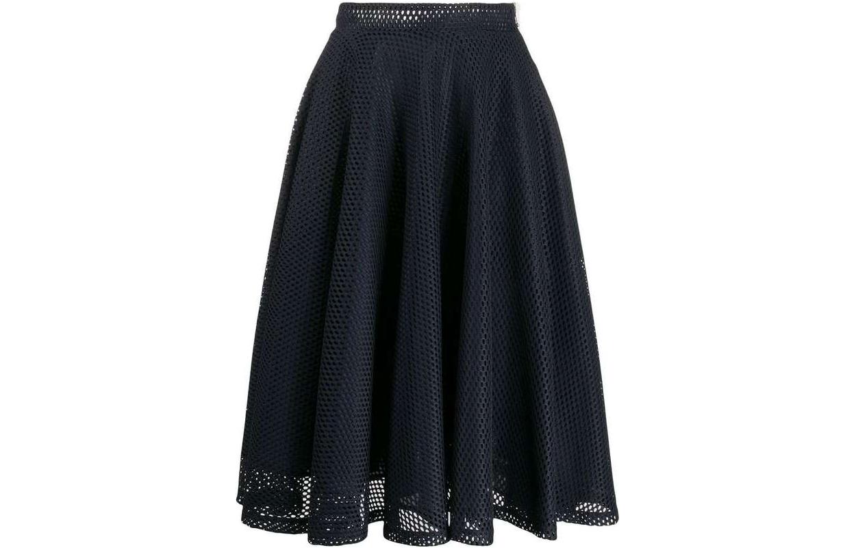 

Повседневная длинная юбка для женщин THOM BROWNE, marine синий