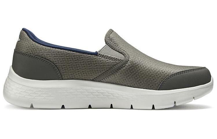 Кроссовки Skechers Lifestyle Shoes Men Low-top Taupe/navy Blue, синий — фото 2
