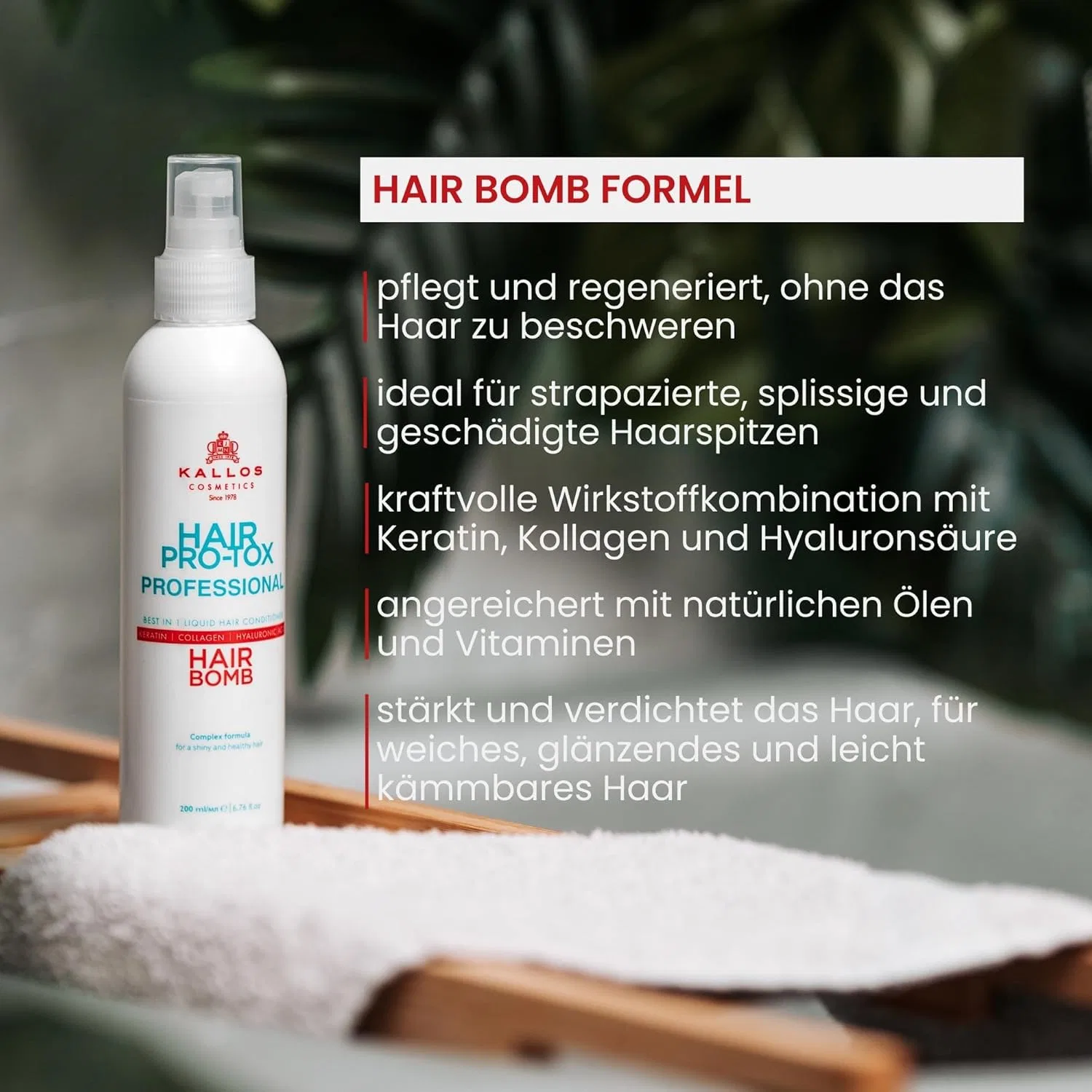 Кондиционер Kallos Hair Pro-tox для поврежденных волос Kallos — фото 3