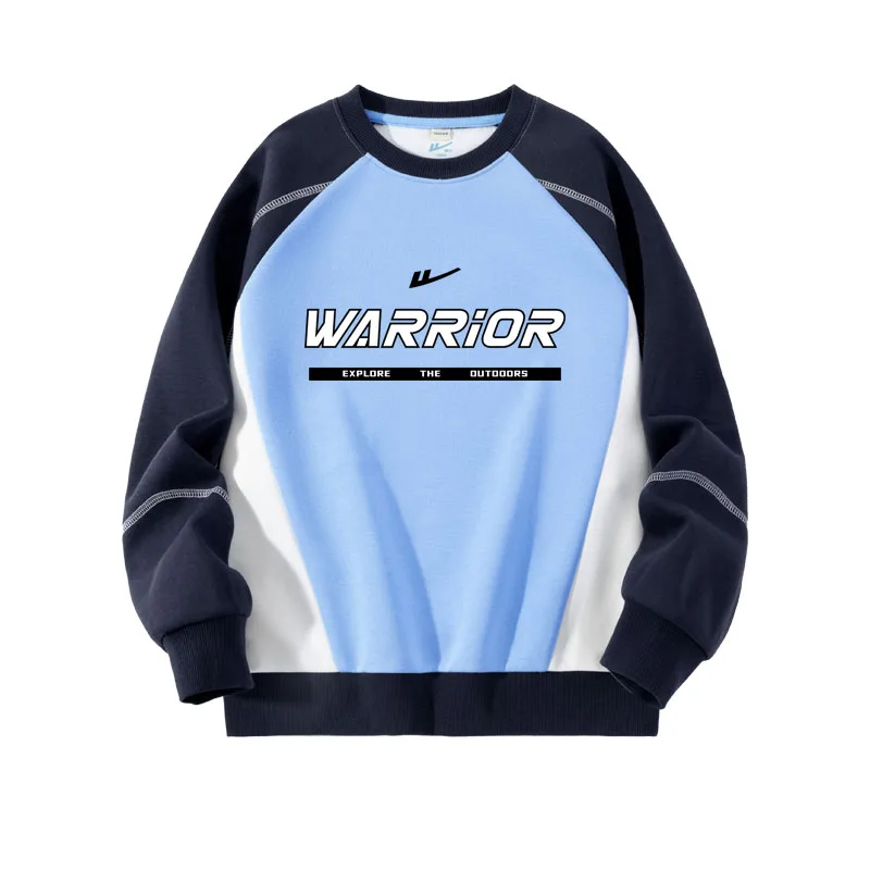 Детский свитшот Crew Neck Moderate WARRIOR, lilac розовый/h черный белый english — фото 4