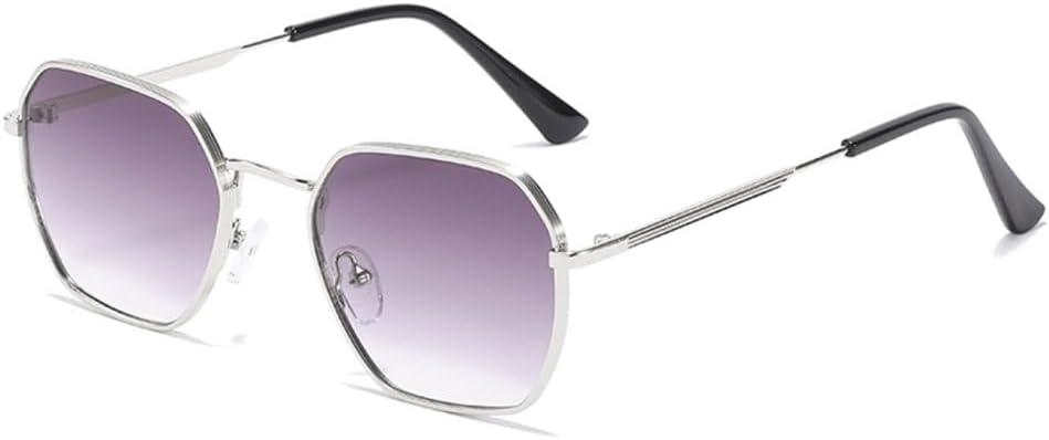 

MUTYNE Eyewear Модные аксессуары Солнцезащитные очки для женщин Квадратные солнцезащитные очки для активного отдыха с защитой от УФ-излучения Женские очки для зрения, 3.silver Gray