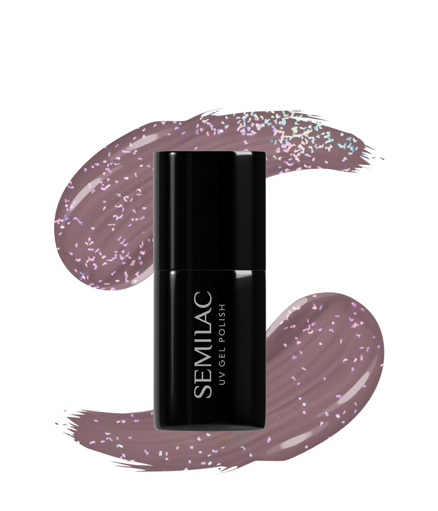 

Гель-лак для ногтей Semilac UV Colours UV Gel Polish, 322 Shimmer Dust Brown, 7 ml