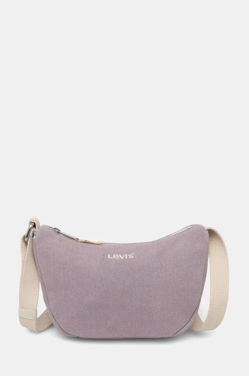 

Хлопковая сумочка Levi's, фиолетовый