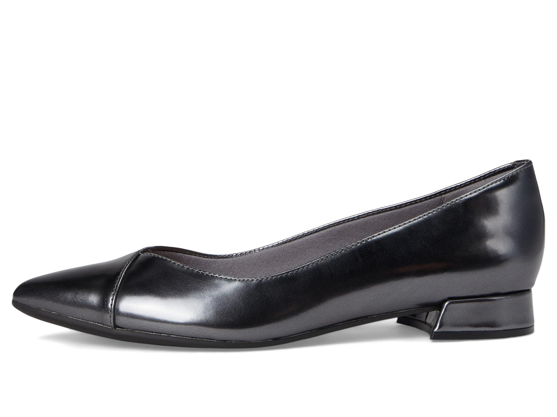 Балетки Clarks Natalyn Wish, цвет Dark Pewter Metallic Synthetic — фото 4